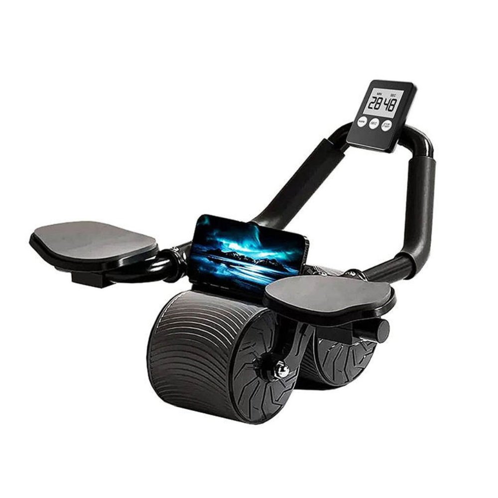 COPY - Automatic rebound abdominal roller wheel with elbow support Trainer Fitn…